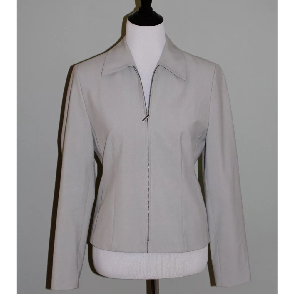Kate Hill for Lord & Taylor Jacket Size 4 Tan